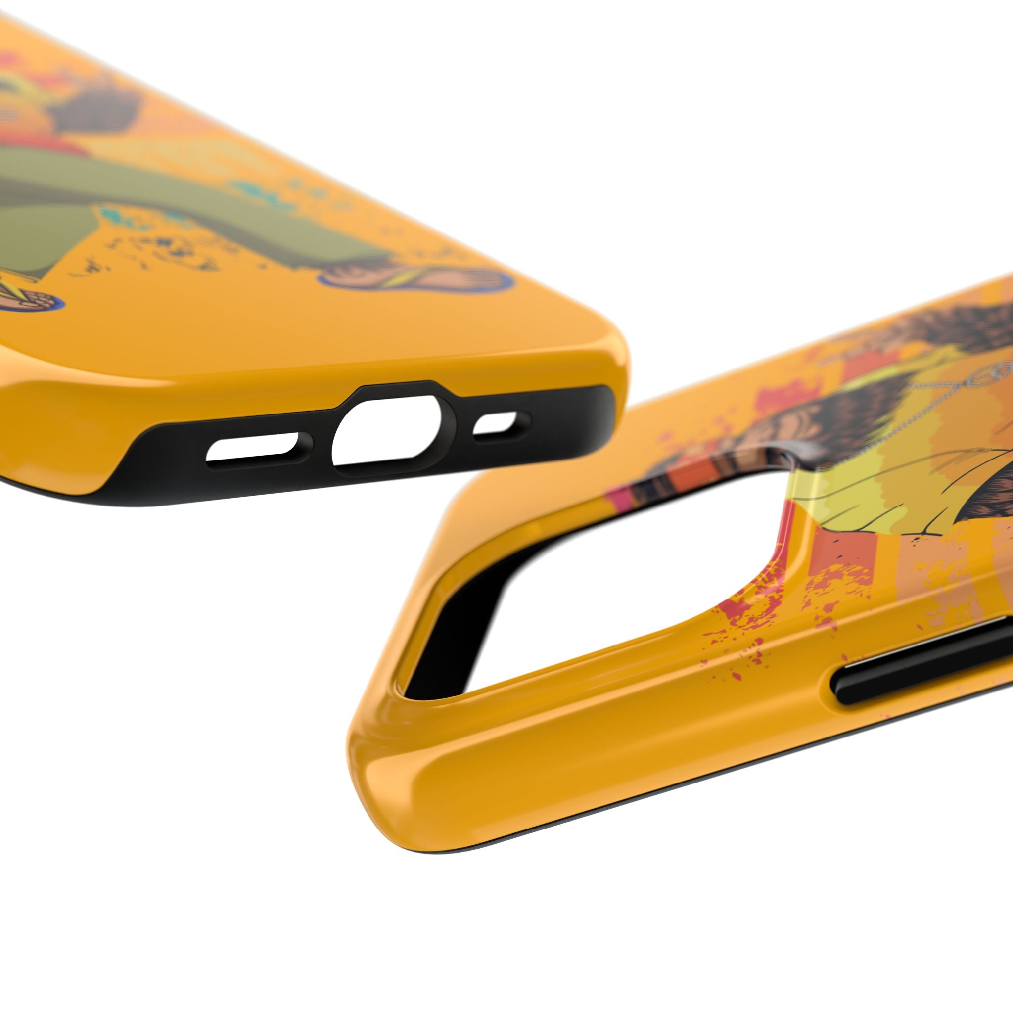 70s Bigfoot Mushroom Hunting Peace Phone Case 🍄✌️