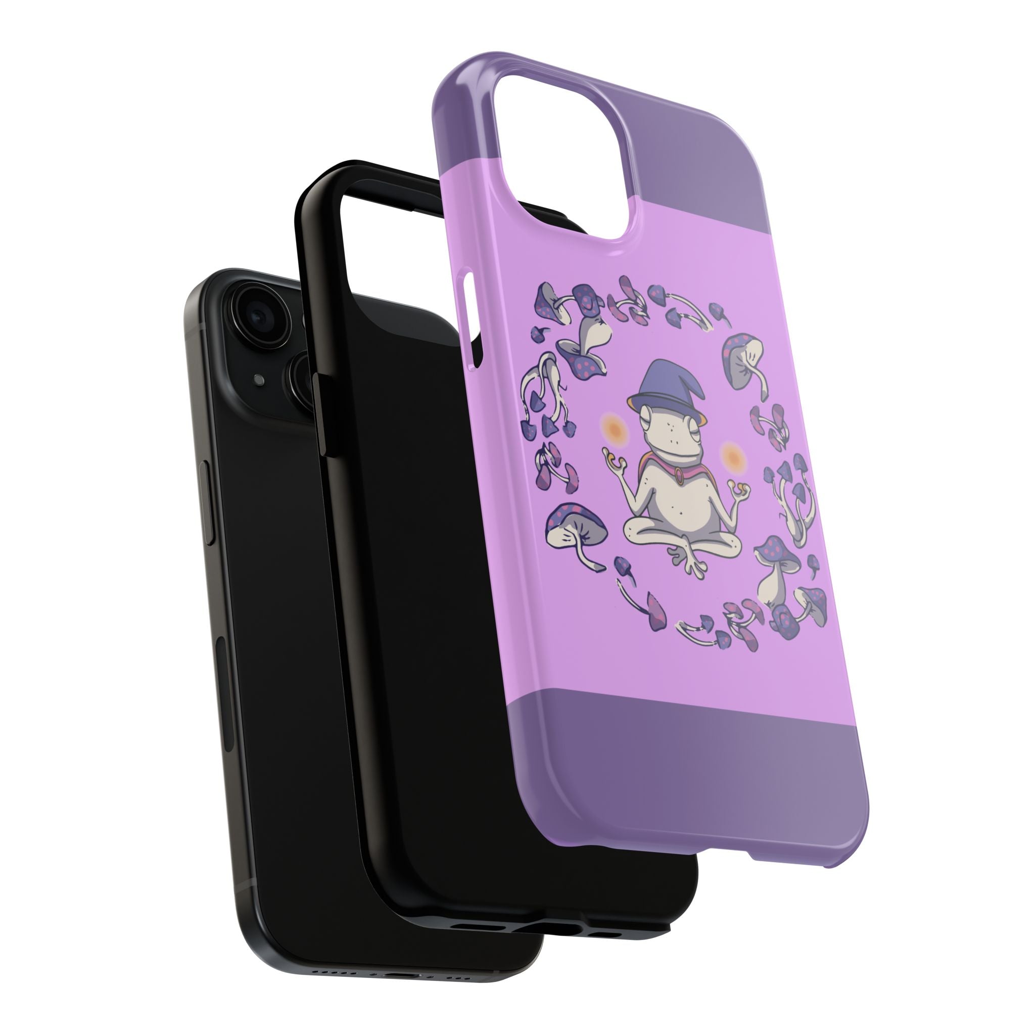 70s Mystical Mushroom Frog Phone Case 🍄🐸✨