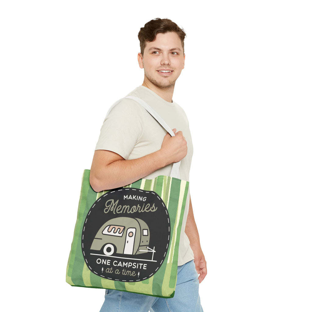 🏕️🌸 50s Making Memories One Campsite at a Time Tote Bag ✨👜
