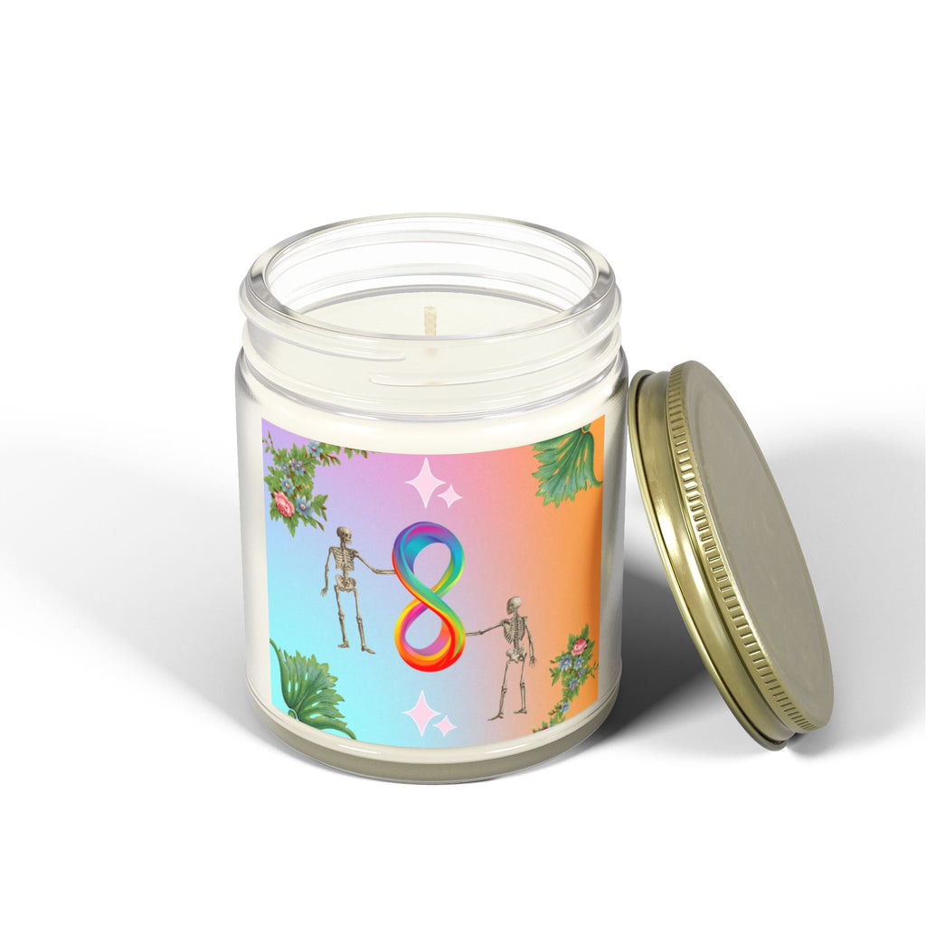 💀 Infinite Skellie Floral Candle