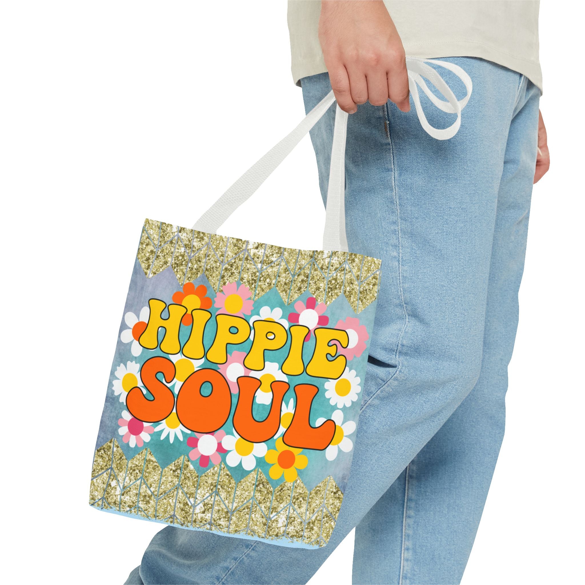 🌈 70s Hippie Soul Van Retro Tote Bag