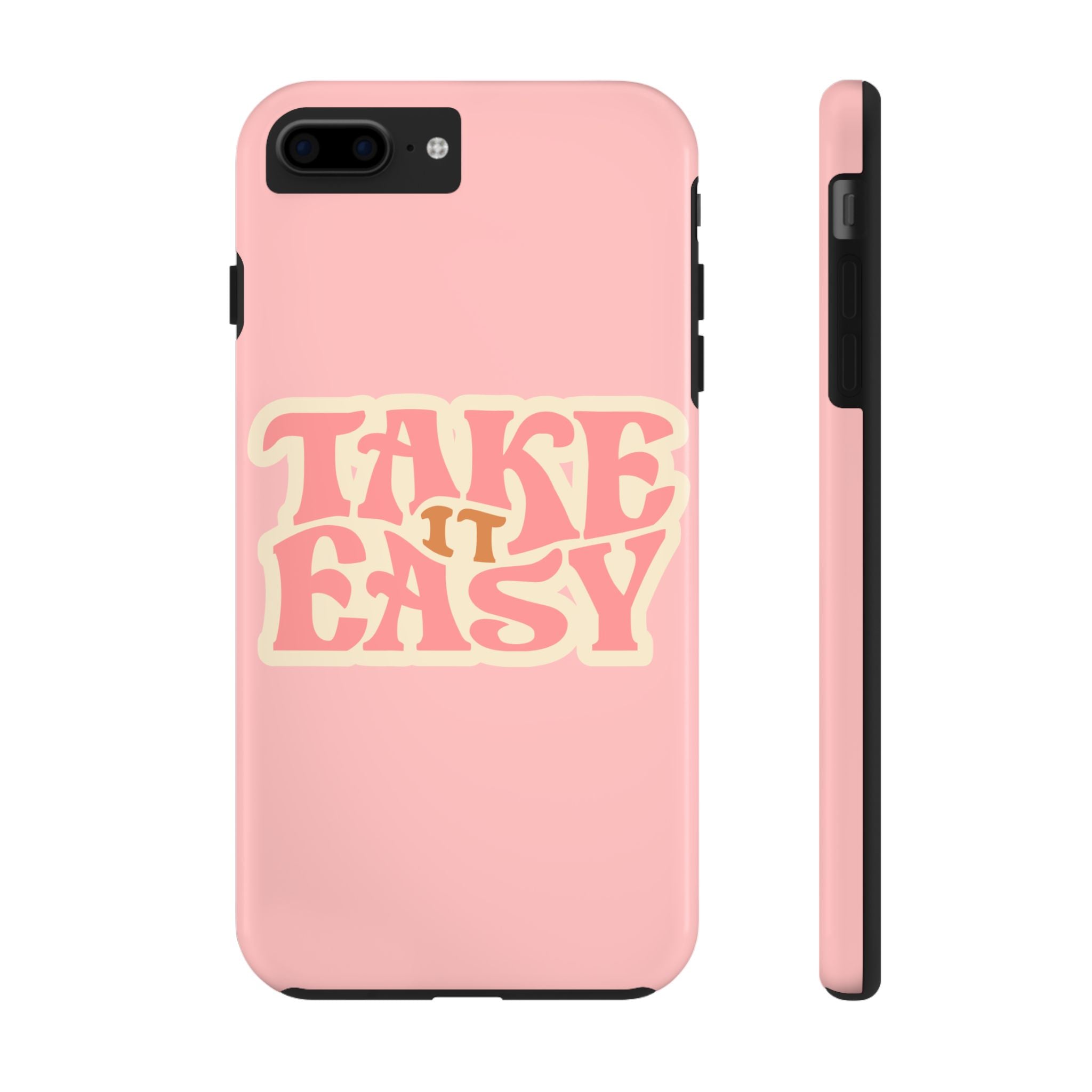 60s Pink Take It Easy Phone Case 🌸✌️📱