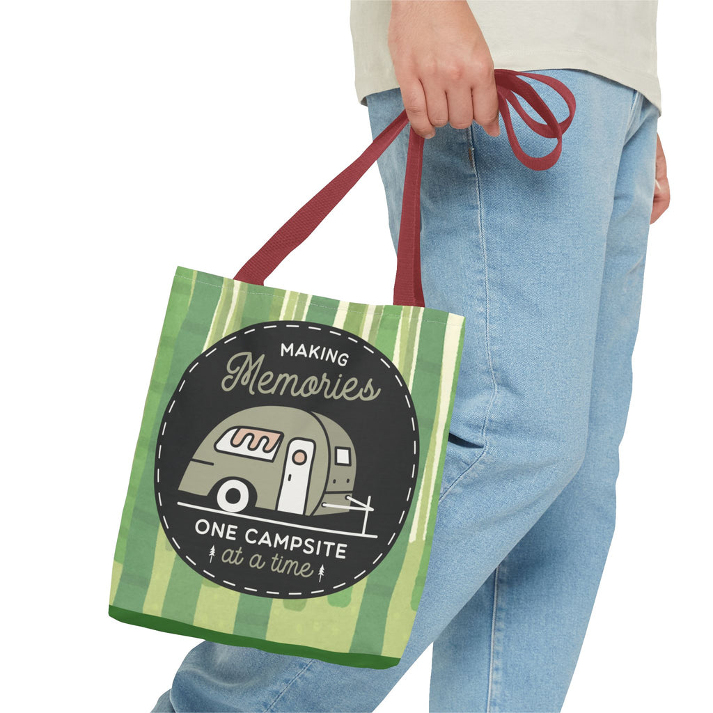 🏕️🌸 50s Making Memories One Campsite at a Time Tote Bag ✨👜