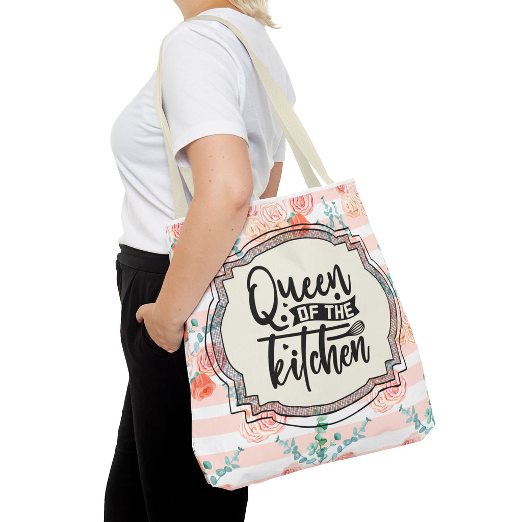 👑🍰 50s Queen of the Kitchen Tote Bag 💖🌸