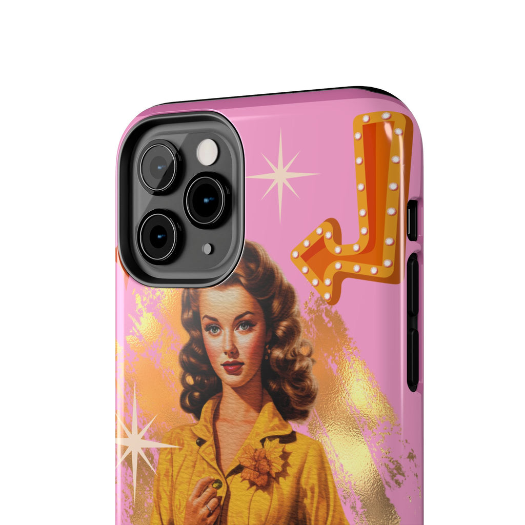 50s Pink Glam Retro Phone Case 💖📱