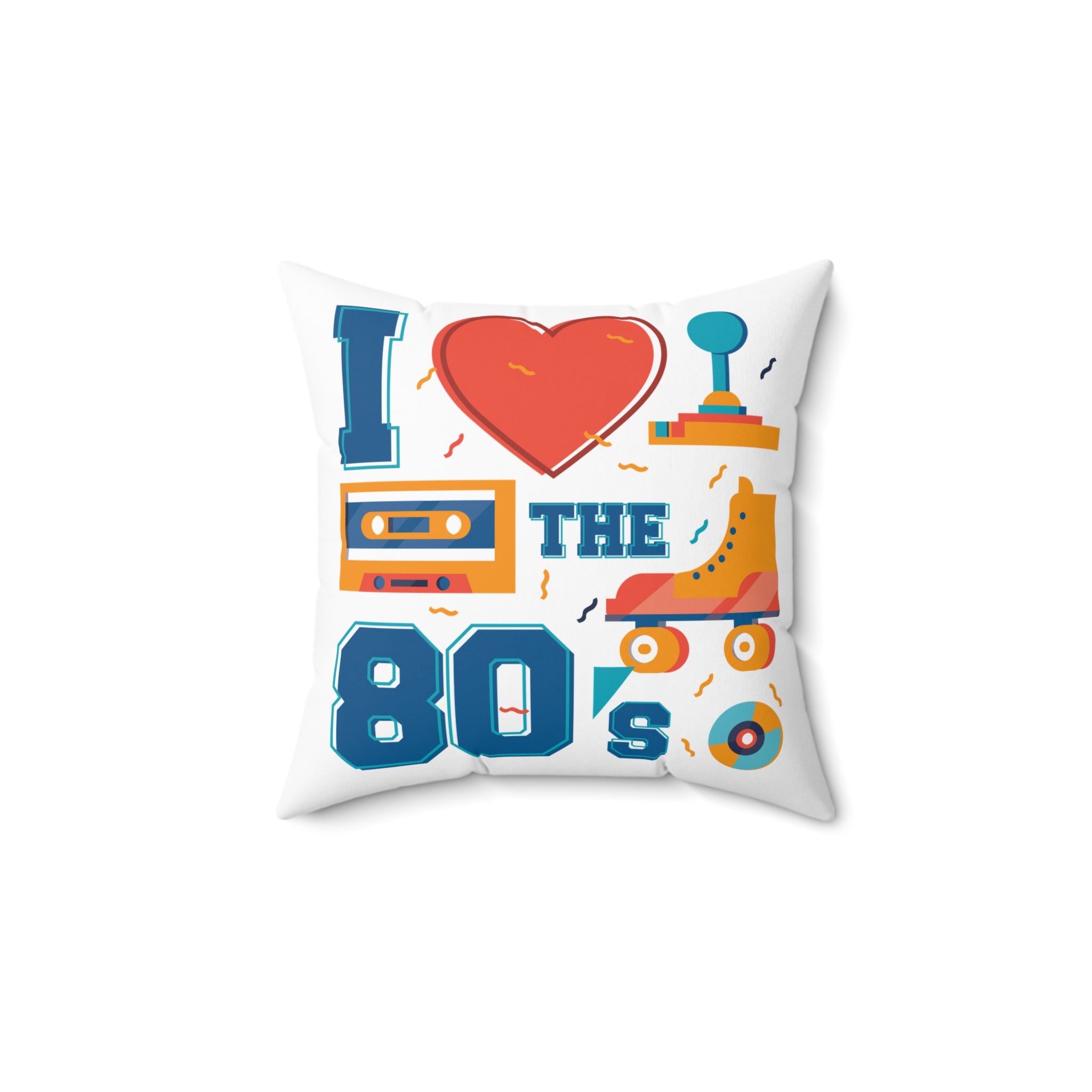 I Heart The 80s Pillow